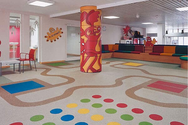 Farbige Bodenbeschichtung — Referenzprojekt